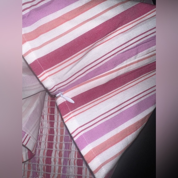 Loft Striped Crossover Halter Top Size Large EUC - Picture 7 of 13